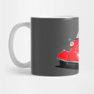 Messerschmitt bubble car in red Mug